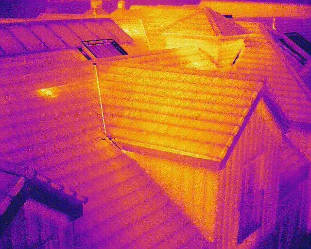 Thermal Imaging Roof Survey Image Nuneaton